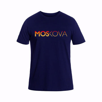 T-SHIRT SCRIPT Navy Sunset