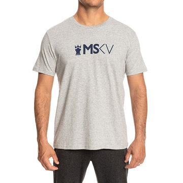T-SHIRT MSKV Heather Grey Navy