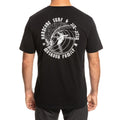 T-SHIRT SKELETON BARREL Black White