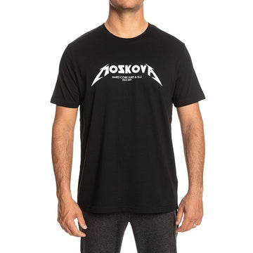 T-SHIRT METAL MOSKOVA Black White