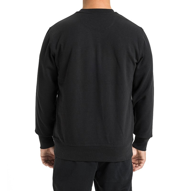 Sweat Crew Neck Black Army Green