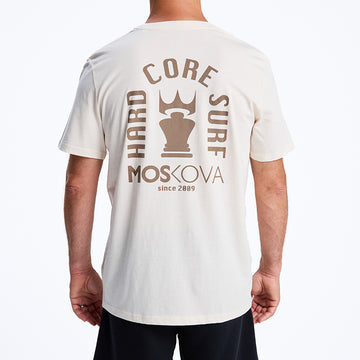 T-SHIRT HARD CORE SURF NATURAL