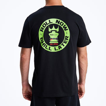 T-SHIRT ROLL NOW BLACK GREEN