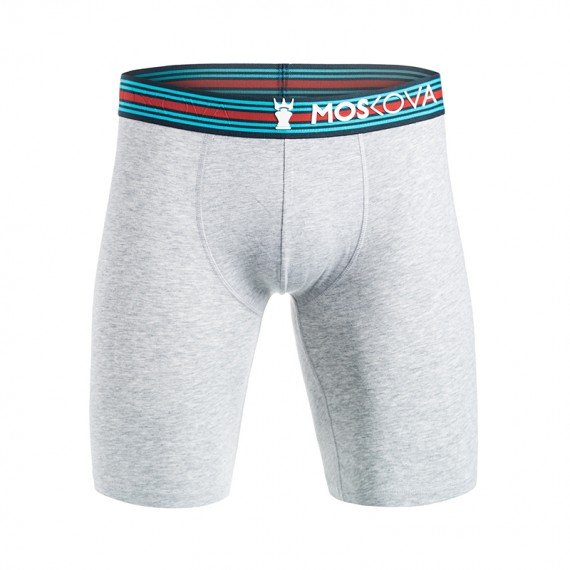 M2 LONG COTTON Underwear Boxer - Racing Grey 