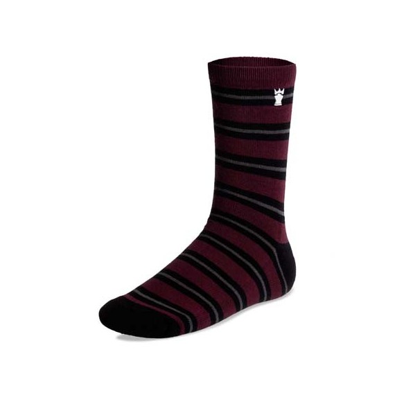 casual socks - burgundy