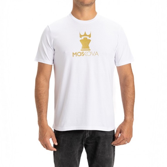 T-SHIRT CORPO CROWN WHITE BLACK