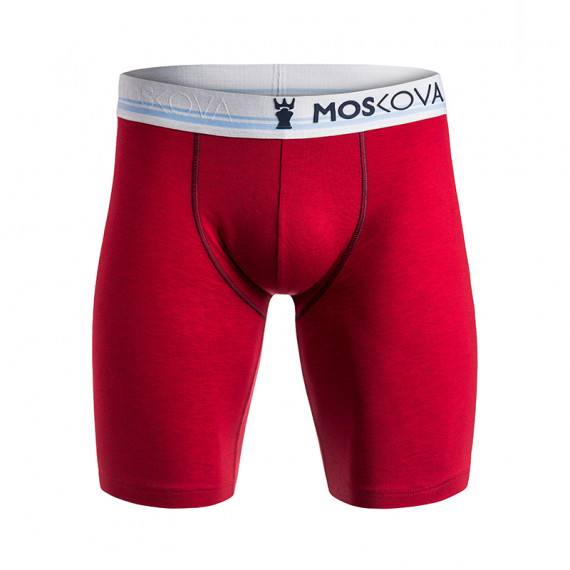 Boxer m2 long cotton - Heather Red