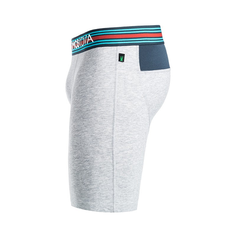 M2 LONG COTTON Underwear Boxer - Racing Grey 