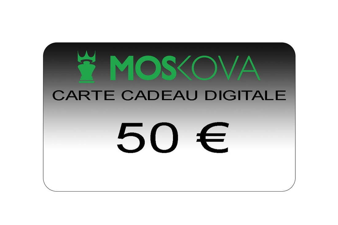MOSKOVA CARTE CADEAU DIGITALE 50€