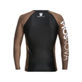 RANKED TRAINING RASHGUARD TOP BLACK/BROWN