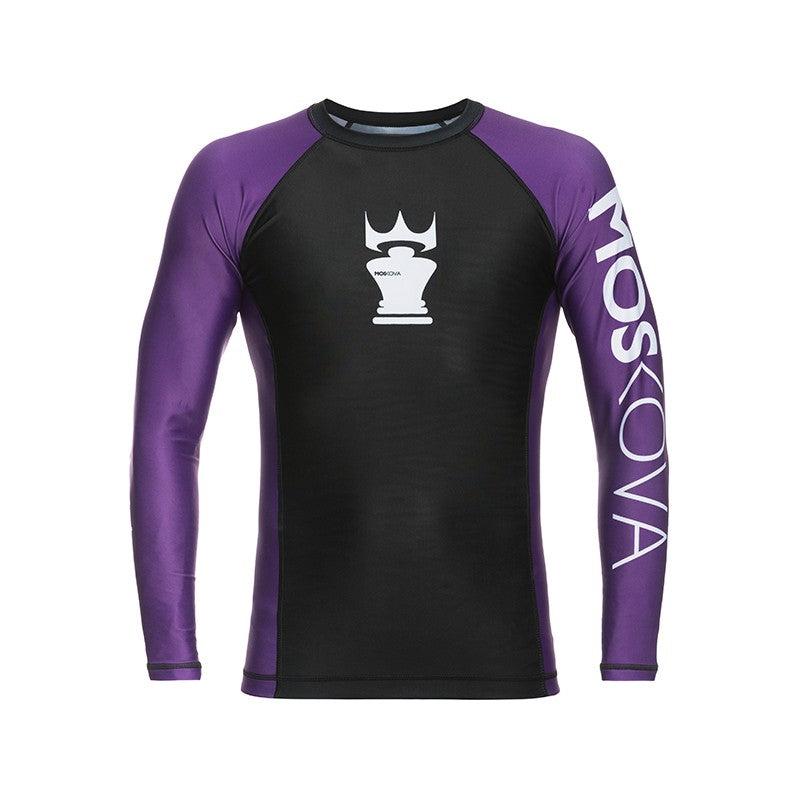RANKED TRAINING RASHGUARD TOP BLACK/BROWN