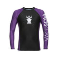 RANKED TRAINING RASHGUARD TOP BLACK/BROWN