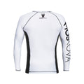 MOSKOVA TRAINING RASHGUARD TOP WHITE BLACK