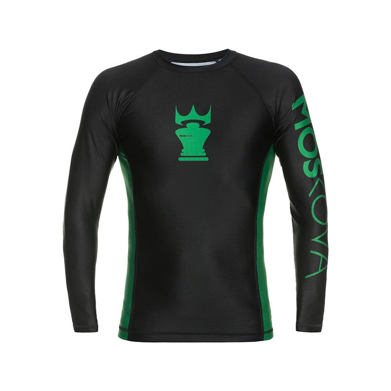 MOSKOVA TRAINING RASHGUARD TOP BLACK GREEN