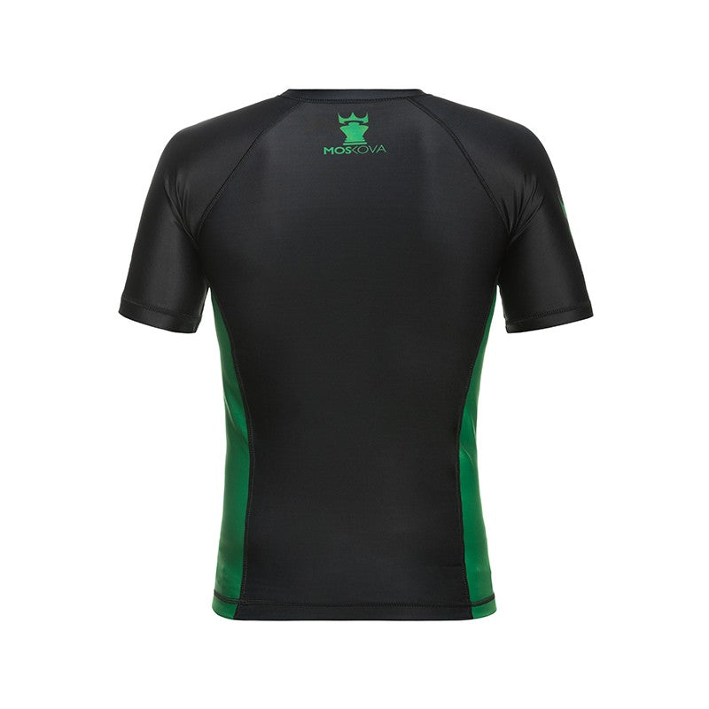 MOSKOVA TRAINING RASHGUARD TOP BLACK GREEN