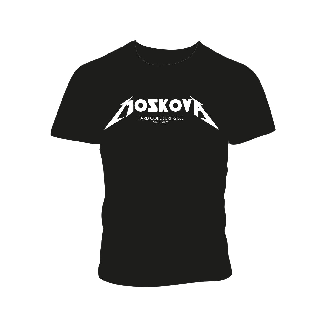 T-SHIRT METAL MOSKOVA Black White