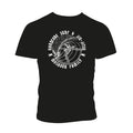 T-SHIRT SKELETON BARREL Black White