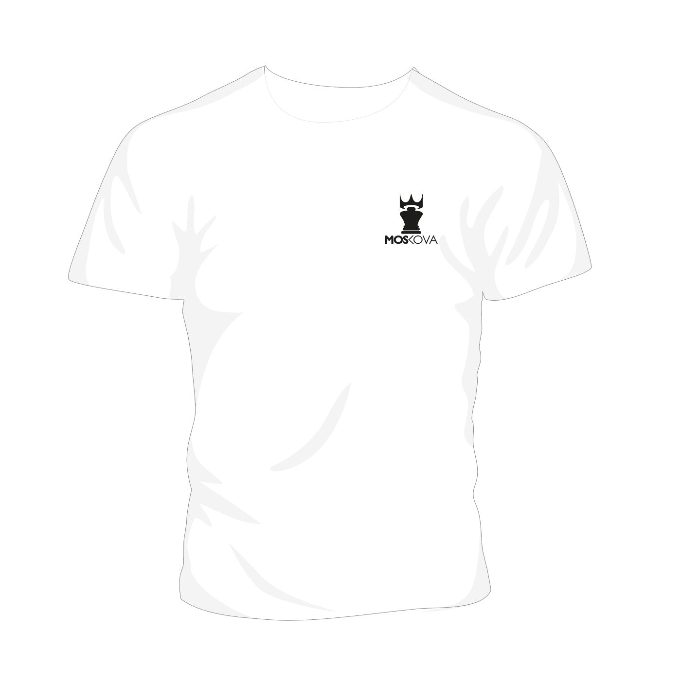 T-SHIRT BACK BJJ SHAKA White Black