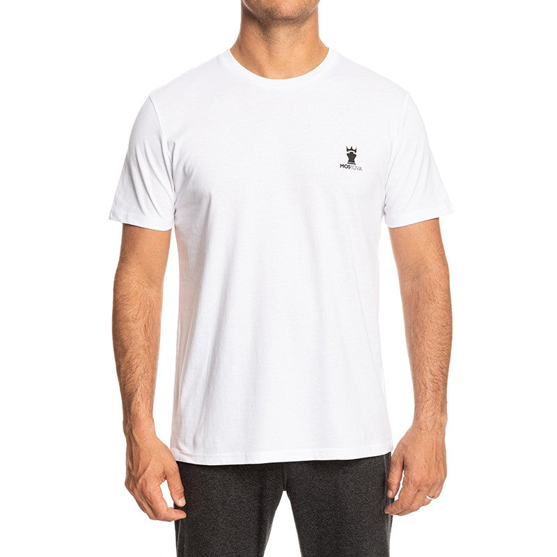 T-SHIRT SKELETON BARREL White Black