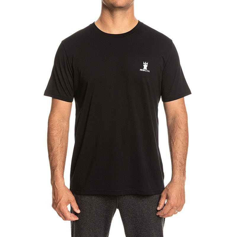 T-SHIRT SKELETON BARREL Black White