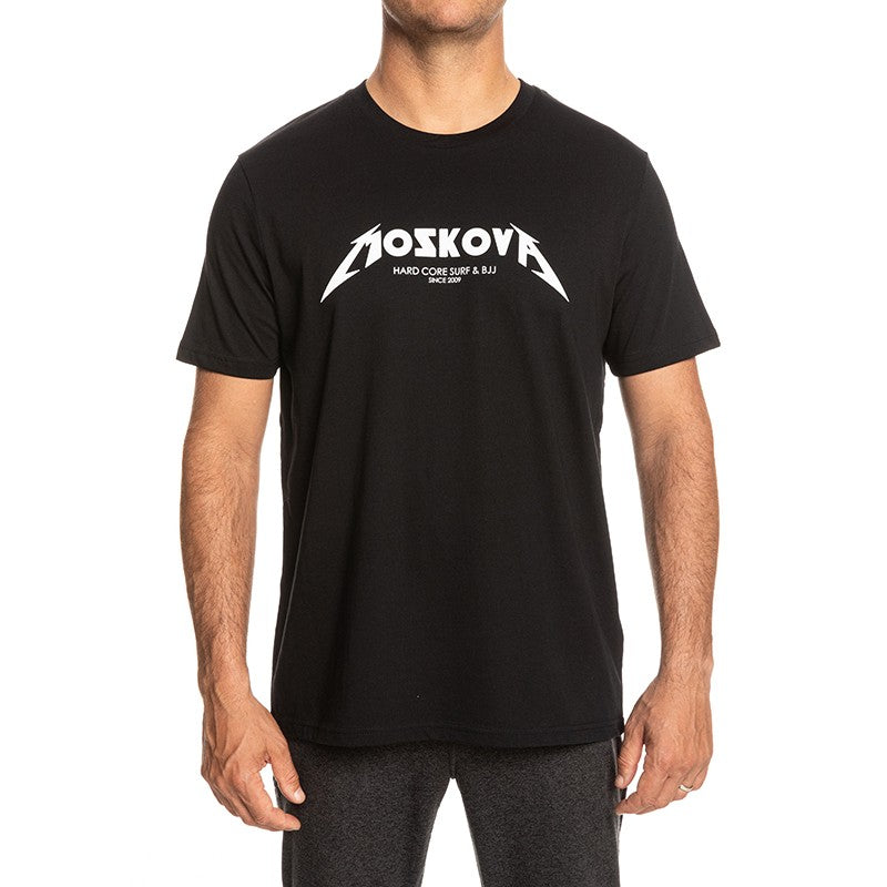 T-SHIRT METAL MOSKOVA Black White