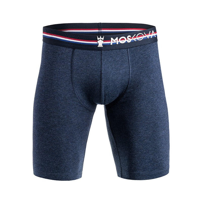M2 LONG COTTON - HEATHER NAVY