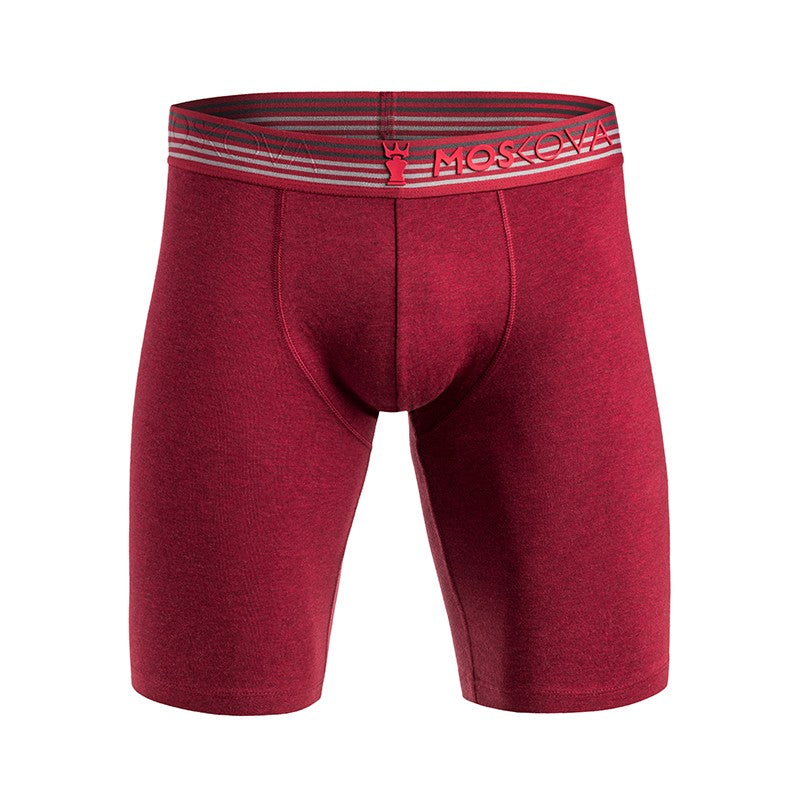 M2 LONG COTTON - HEATHER BORDEAUX
