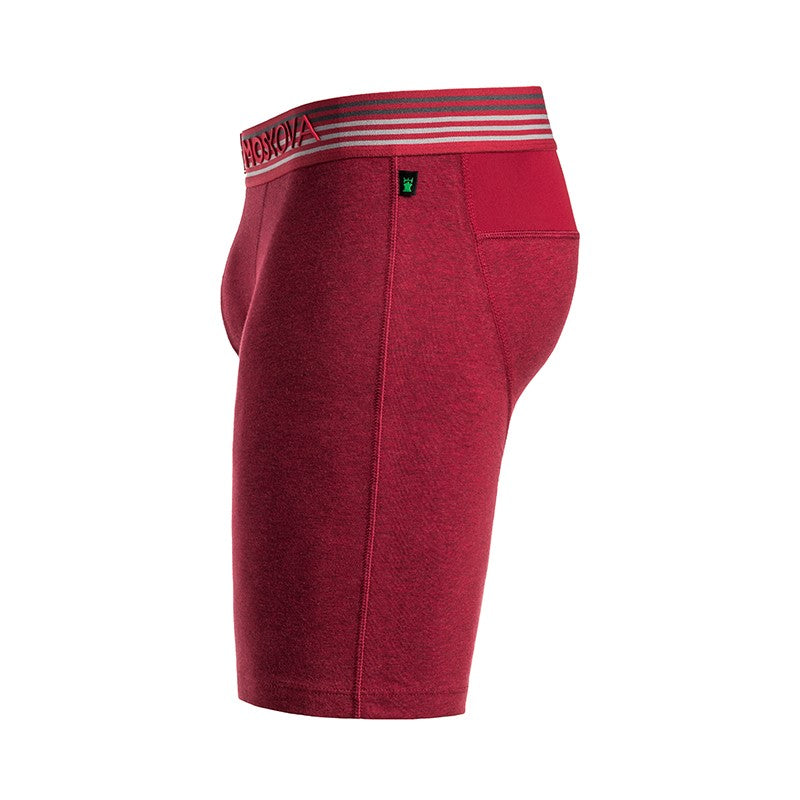 M2 LONG COTTON - HEATHER BORDEAUX