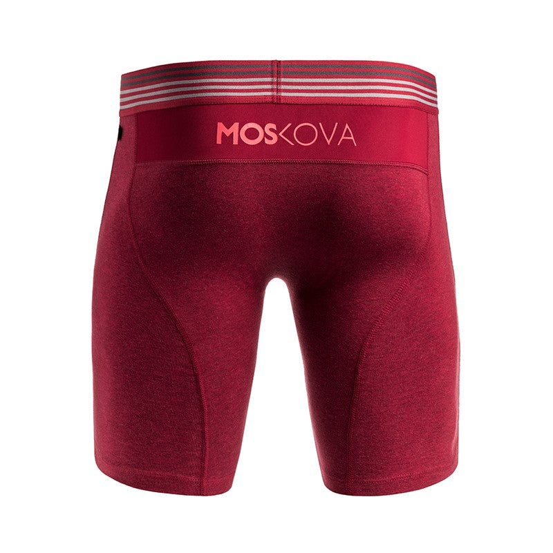 M2 LONG COTTON - HEATHER BORDEAUX
