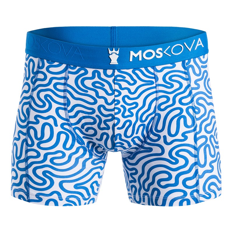 M2 COTTON -  LABYRINTHE BLUE