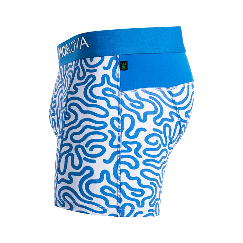 M2 COTTON -  LABYRINTHE BLUE