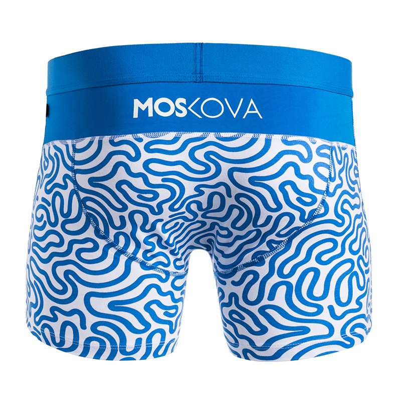 M2 COTTON -  LABYRINTHE BLUE