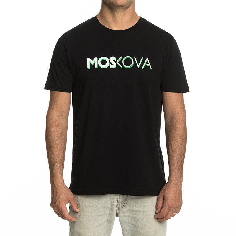 T-SHIRT SHADOW SCRIPT Black Green White