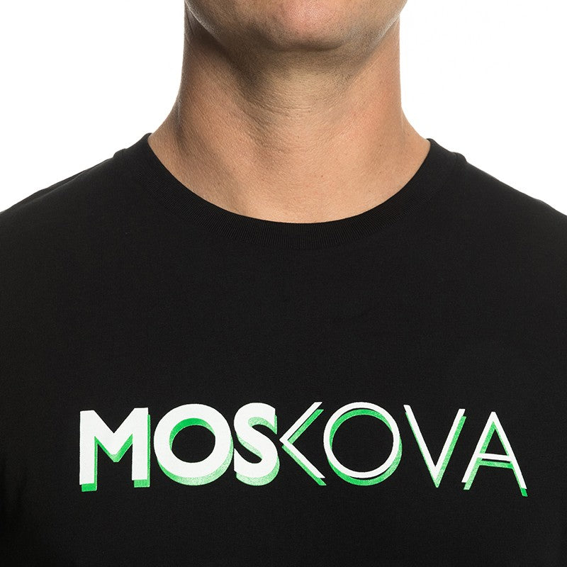 T-SHIRT SHADOW SCRIPT Black Green White