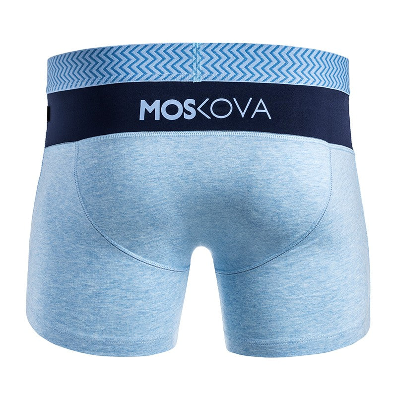 M2 COTTON -  CHEVRON LIGHT BLUE