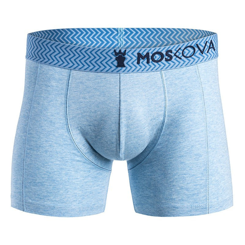 M2 COTTON -  CHEVRON LIGHT BLUE