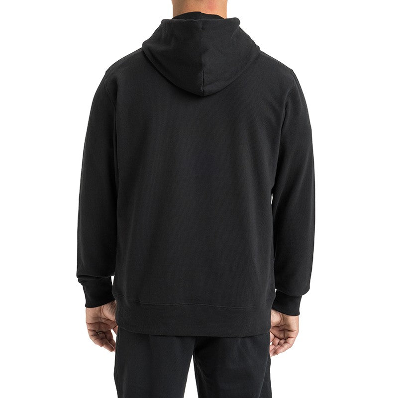 HOODIE FULL - Sweat Capuche Noir/Khaki