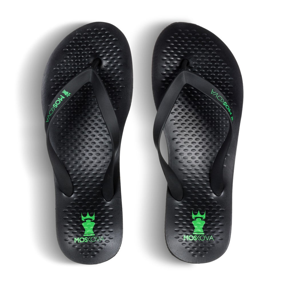 S1 – MOSKOVA SUPPORT SANDAL Black / Green