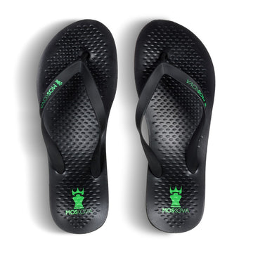 S1 – MOSKOVA SUPPORT SANDAL Black / Green