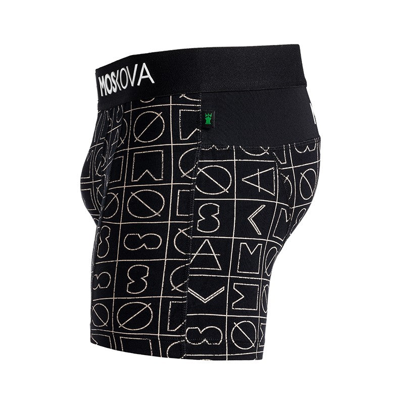 m2 cotton - scrabble black