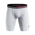 Boxer m2 long cotton - Heather Grey Stripe