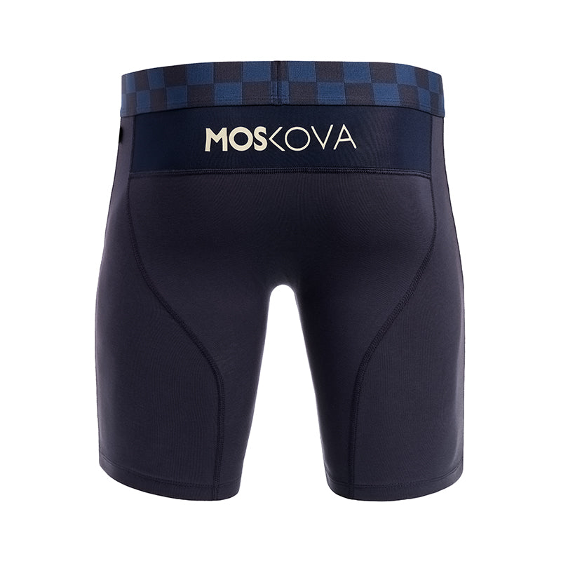 M2 LONG COTTON - DEEP BLUE CHECKERS