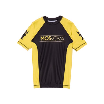 RASHGUARD JJB KIDS - YELLOW BLACK