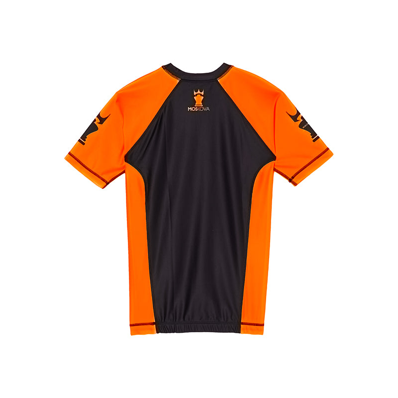 RASHGUARD JJB KIDS - ORANGE BLACK