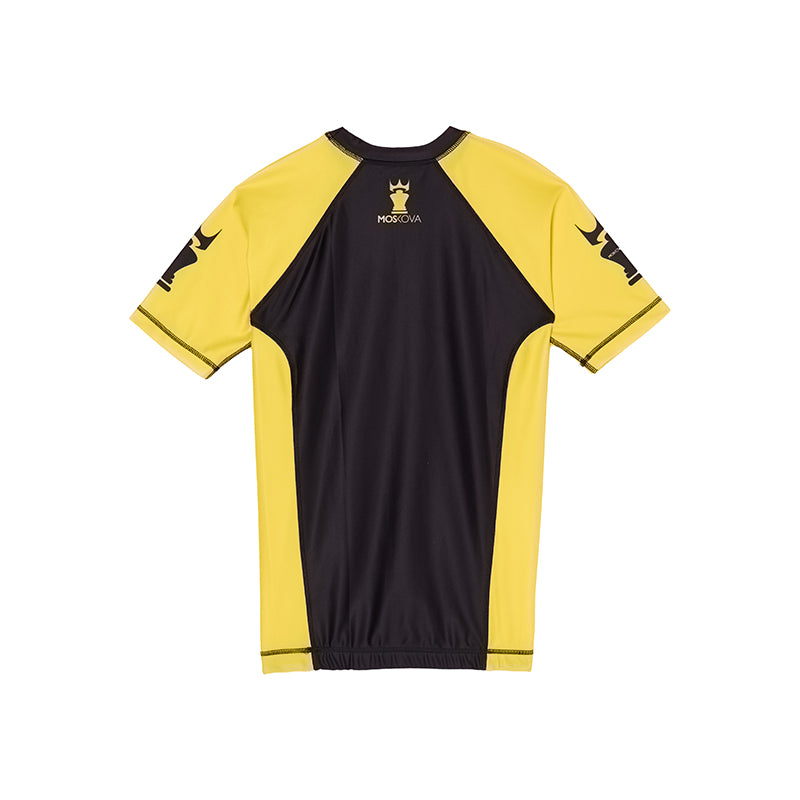 RASHGUARD JJB KIDS - YELLOW BLACK