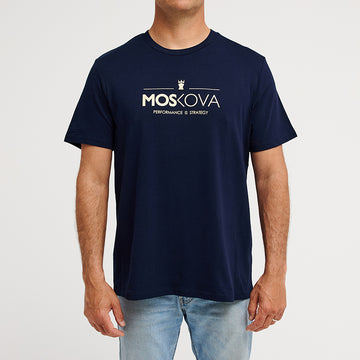 T-SHIRT FRONT LOGO - NAVY PASTEL