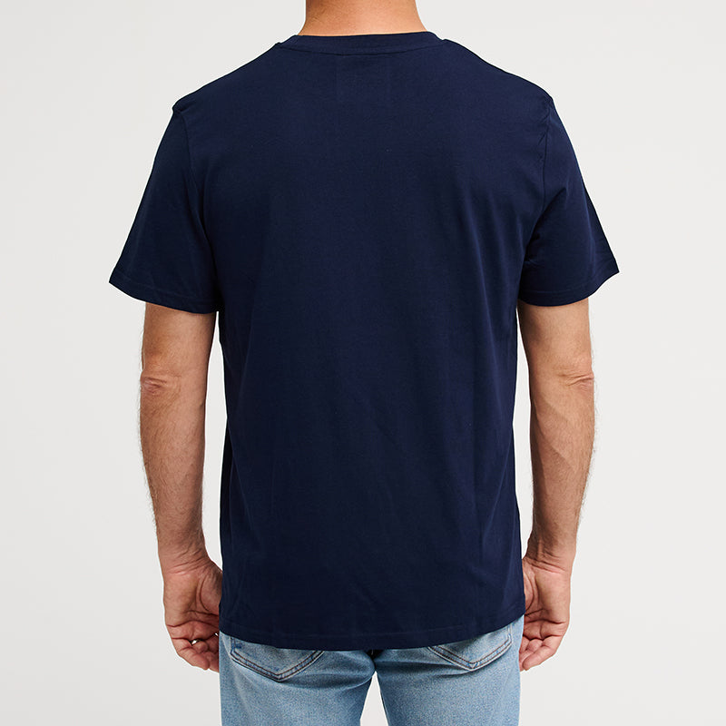 T-SHIRT FRONT LOGO - NAVY PASTEL