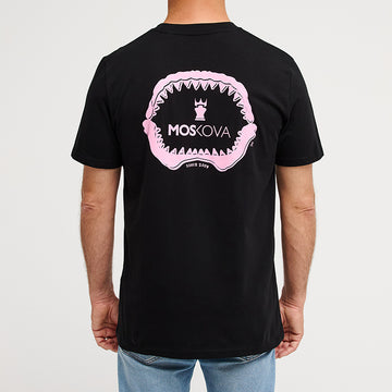 T-SHIRT COLLAB RAUL CASADO ART - JAWS BLACK PINK