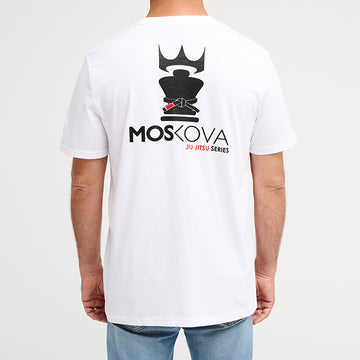 T-SHIRT CROWN BELT - WHITE BLACK
