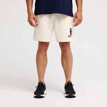 TRACK SHORT NATURAL BLACK